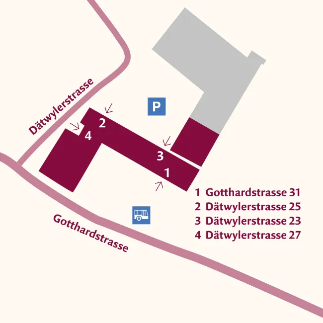 Situationsplan daetwyler